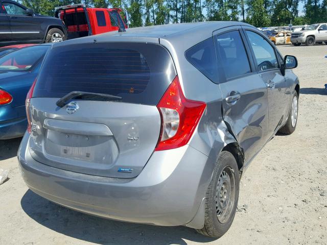 3N1CE2CP3EL356720 - 2014 NISSAN VERSA NOTE GRAY photo 4