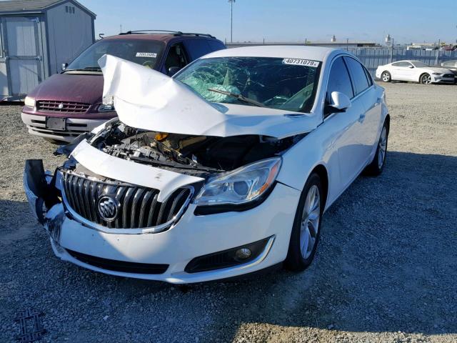 2G4GK5EX6G9155630 - 2016 BUICK REGAL WHITE photo 2