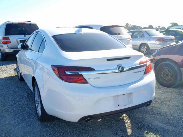 2G4GK5EX6G9155630 - 2016 BUICK REGAL WHITE photo 3