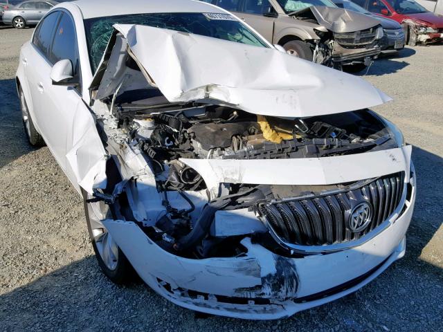 2G4GK5EX6G9155630 - 2016 BUICK REGAL WHITE photo 9