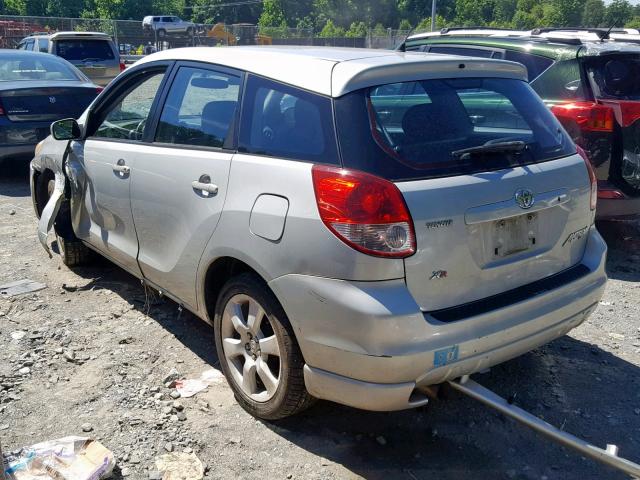 2T1KR32E13C078080 - 2003 TOYOTA MATRIX XR SILVER photo 3