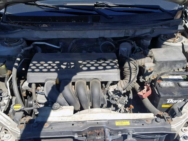 2T1KR32E13C078080 - 2003 TOYOTA MATRIX XR SILVER photo 7