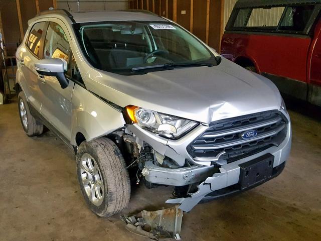 MAJ6P1UL5JC190514 - 2018 FORD ECOSPORT S SILVER photo 1