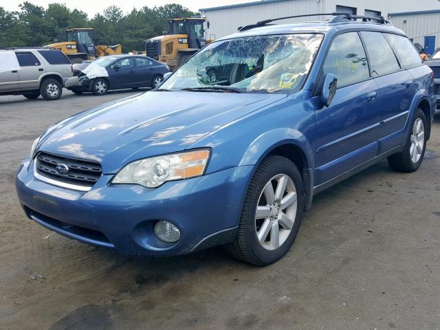 4S4BP62C277312106 - 2007 SUBARU OUTBACK OU BLUE photo 2