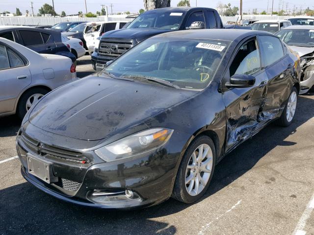 1C3CDFBA5DD301702 - 2013 DODGE DART SXT BLACK photo 2