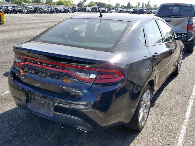 1C3CDFBA5DD301702 - 2013 DODGE DART SXT BLACK photo 4