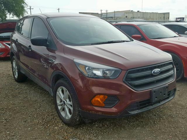 1FMCU0F70JUC06818 - 2018 FORD ESCAPE S BROWN photo 1