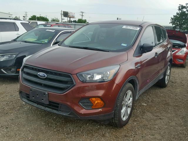 1FMCU0F70JUC06818 - 2018 FORD ESCAPE S BROWN photo 2