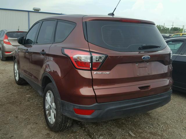 1FMCU0F70JUC06818 - 2018 FORD ESCAPE S BROWN photo 3