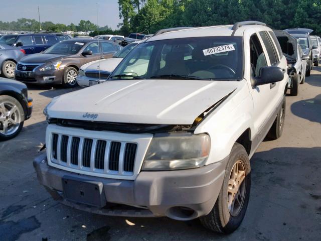 1J4GX48S34C359946 - 2004 JEEP GRAND CHER WHITE photo 2