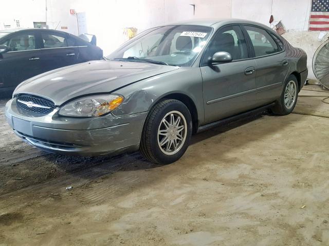 1FAFP55U91G195903 - 2001 FORD TAURUS SES GRAY photo 2