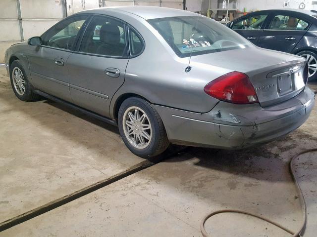 1FAFP55U91G195903 - 2001 FORD TAURUS SES GRAY photo 3