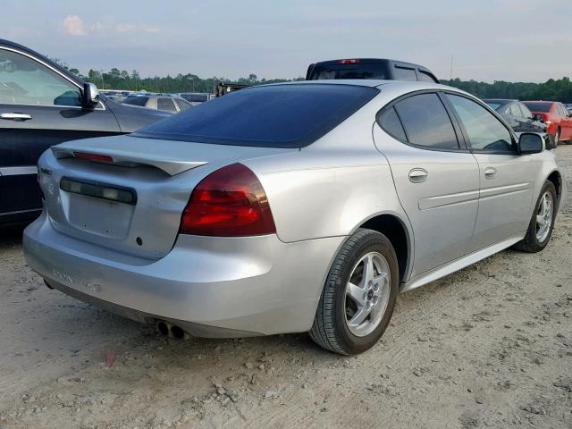 2G2WP522741168735 - 2004 PONTIAC GRAND PRIX GRAY photo 4