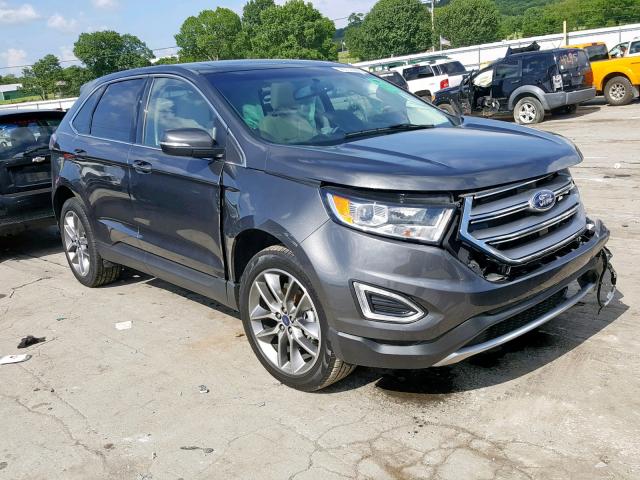 2FMPK3K99HBC24850 - 2017 FORD EDGE TITAN BROWN photo 1