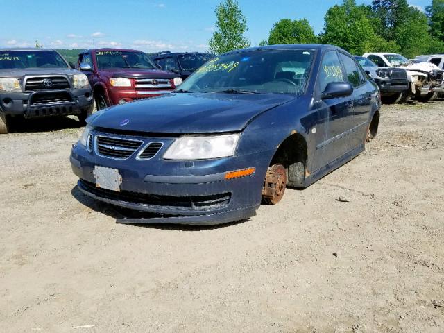 YS3FD46Y271131561 - 2007 SAAB 9-3 2.0T BLUE photo 2