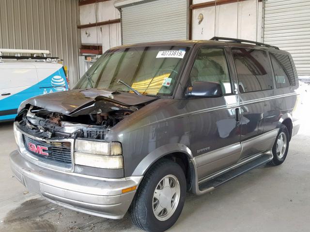 1GKDM19X12B515659 - 2002 GMC SAFARI XT GRAY photo 2