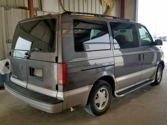 1GKDM19X12B515659 - 2002 GMC SAFARI XT GRAY photo 4