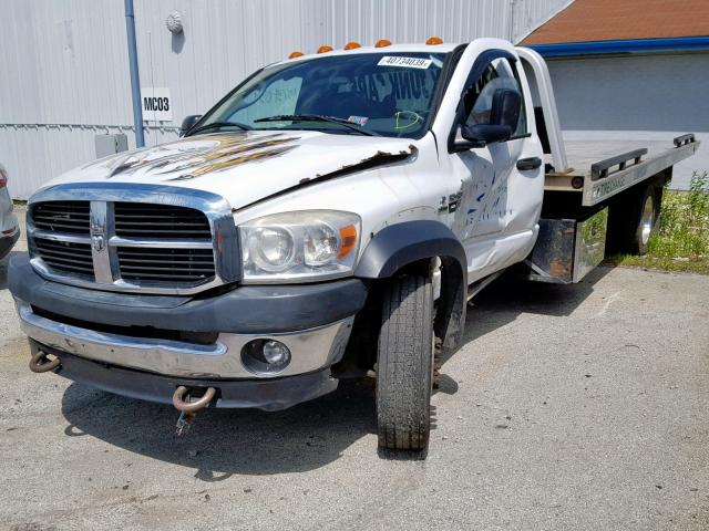 3D6WC76A58G231102 - 2008 DODGE RAM 5500 S WHITE photo 2