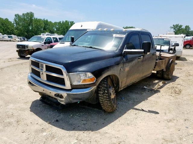 3D73Y4CL4BG537946 - 2011 DODGE RAM 3500 BLACK photo 2