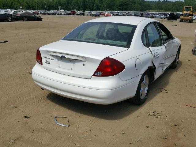 1FAFP55U51A192922 - 2001 FORD TAURUS SES WHITE photo 4