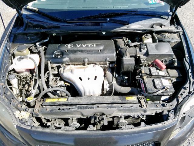 JTKDE167X80241873 - 2008 TOYOTA SCION TC BLACK photo 7