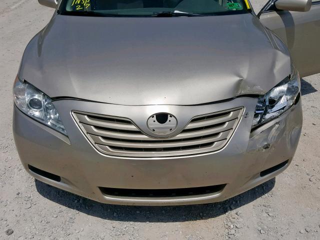 4T1BE46K37U565030 - 2007 TOYOTA CAMRY NEW TAN photo 7