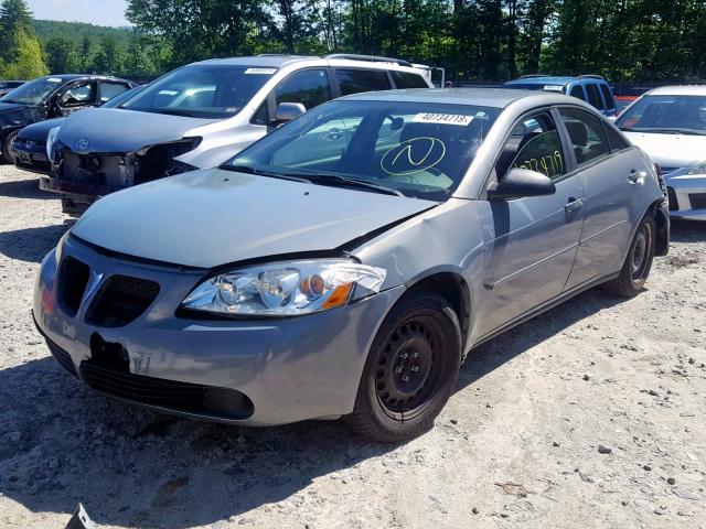 1G2ZF58B274110659 - 2007 PONTIAC G6 VALUE L BLUE photo 2