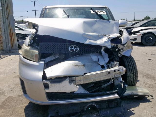 JTLKE50EX91084584 - 2009 TOYOTA SCION XB 银色 照片 9