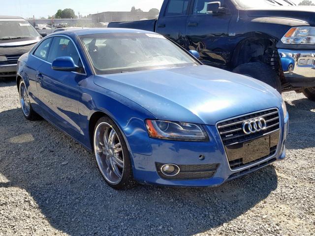 WAUDK78T38A045987 - 2008 AUDI A5 QUATTRO BLUE photo 1