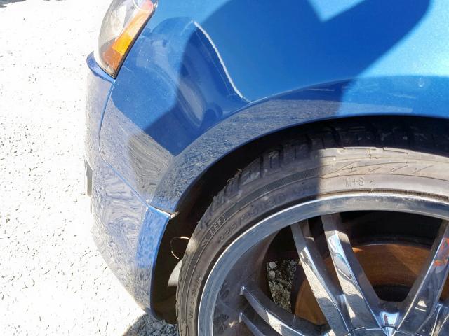 WAUDK78T38A045987 - 2008 AUDI A5 QUATTRO BLUE photo 9