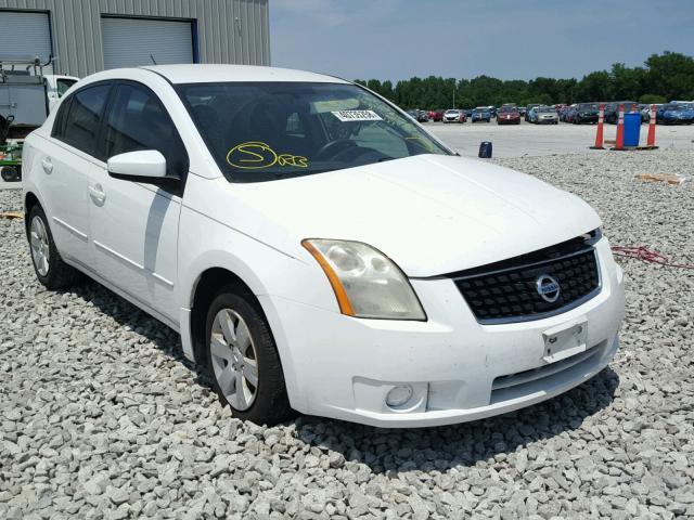 3N1AB61E78L627159 - 2008 NISSAN SENTRA 2.0 WHITE photo 1