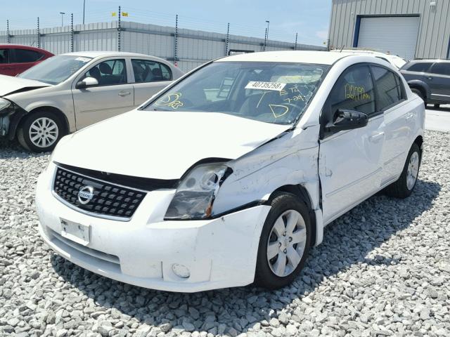 3N1AB61E78L627159 - 2008 NISSAN SENTRA 2.0 WHITE photo 2