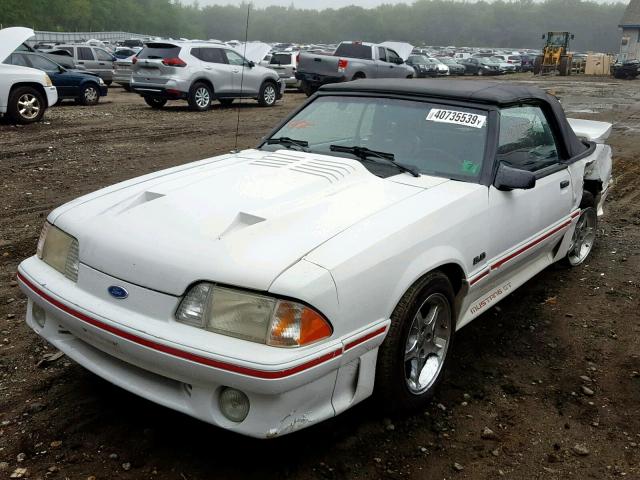 1FABP45E1JF104923 - 1988 FORD MUSTANG GT WHITE photo 2