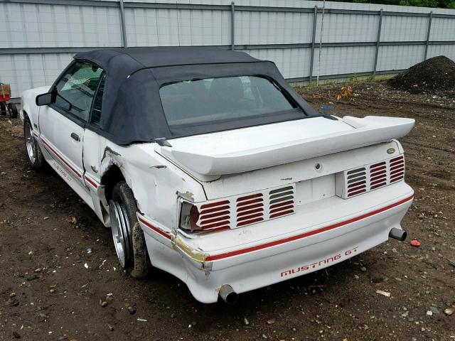 1FABP45E1JF104923 - 1988 FORD MUSTANG GT WHITE photo 3