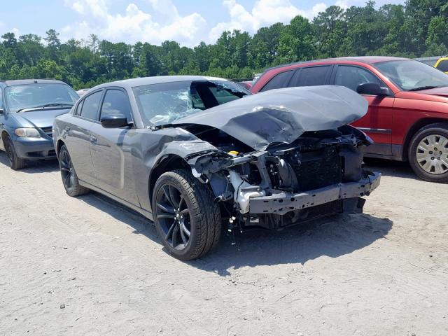 2C3CDXHGXJH174218 - 2018 DODGE CHARGER SX GRAY photo 1