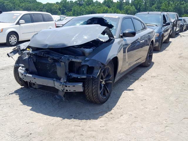 2C3CDXHGXJH174218 - 2018 DODGE CHARGER SX GRAY photo 2