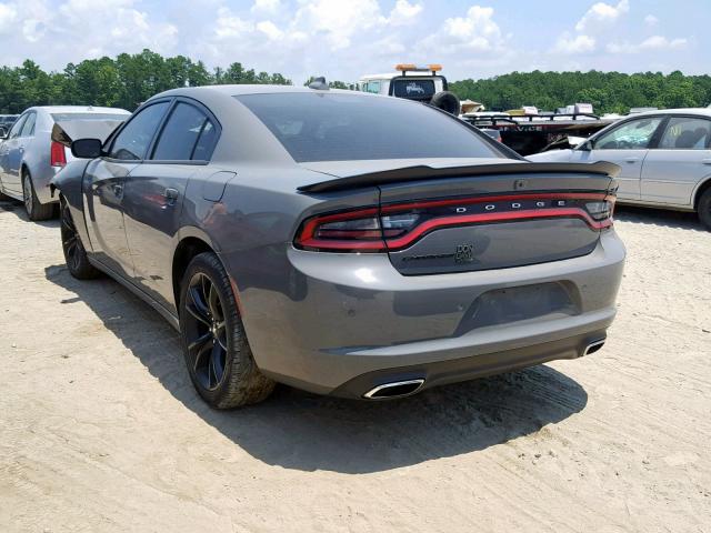 2C3CDXHGXJH174218 - 2018 DODGE CHARGER SX GRAY photo 3