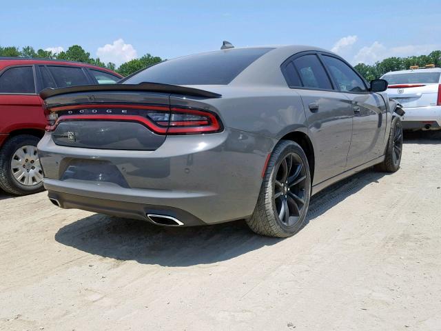 2C3CDXHGXJH174218 - 2018 DODGE CHARGER SX GRAY photo 4