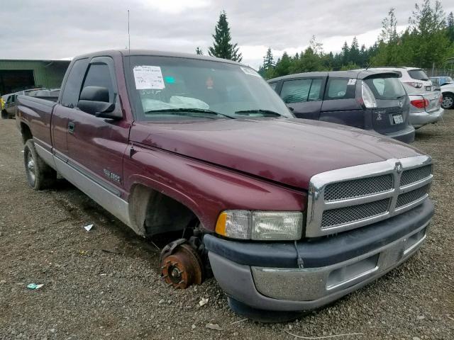 3B7KC23682M263901 - 2002 DODGE RAM 2500 MAROON photo 1