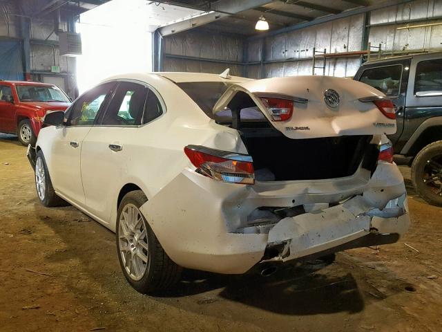 1G4PR5SK3C4186738 - 2012 BUICK VERANO CON WHITE photo 3