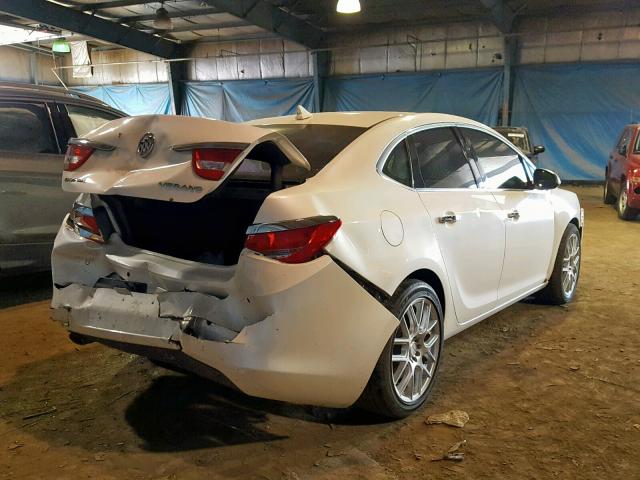 1G4PR5SK3C4186738 - 2012 BUICK VERANO CON WHITE photo 4