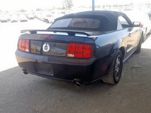 1ZVHT85H085163136 - 2008 FORD MUSTANG GT BLACK photo 4