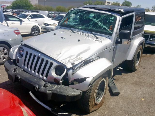 1C4GJWBG0CL222842 - 2012 JEEP WRANGLER S SILVER photo 2