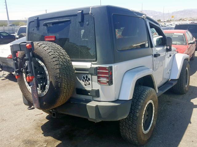 1C4GJWBG0CL222842 - 2012 JEEP WRANGLER S SILVER photo 4