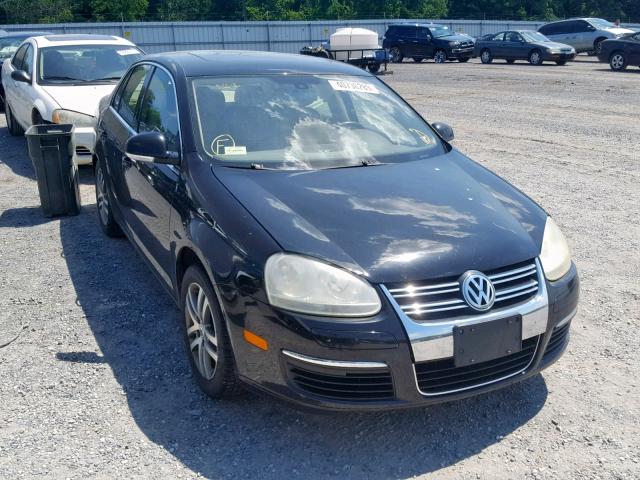 3VWSF71K55M623163 - 2005 VOLKSWAGEN NEW JETTA BLACK photo 1