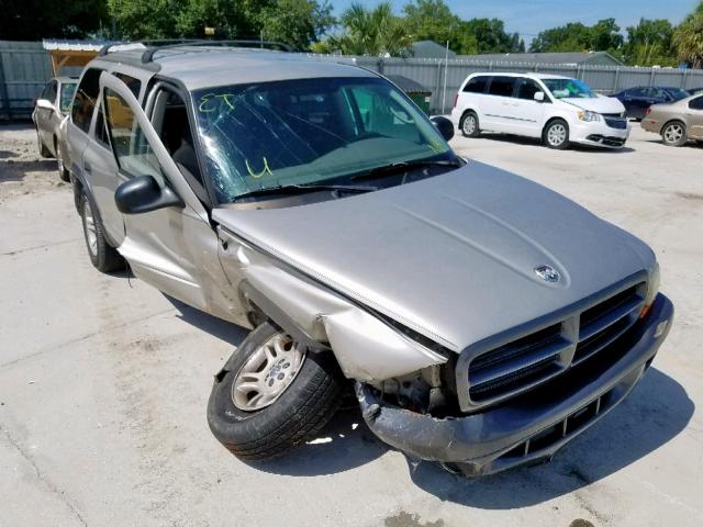 1B4HR38N02F101000 - 2002 DODGE DURANGO SP GOLD photo 1