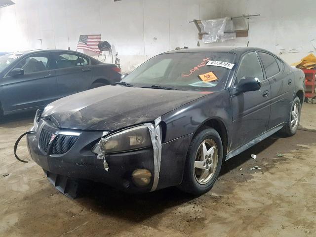 2G2WP522441307414 - 2004 PONTIAC GRAND PRIX BLACK photo 2