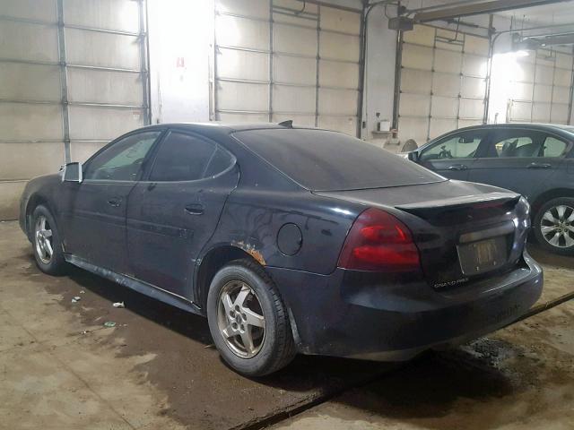 2G2WP522441307414 - 2004 PONTIAC GRAND PRIX BLACK photo 3