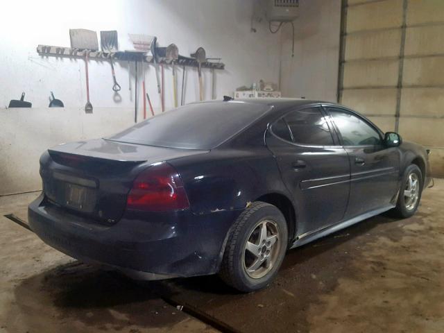2G2WP522441307414 - 2004 PONTIAC GRAND PRIX BLACK photo 4
