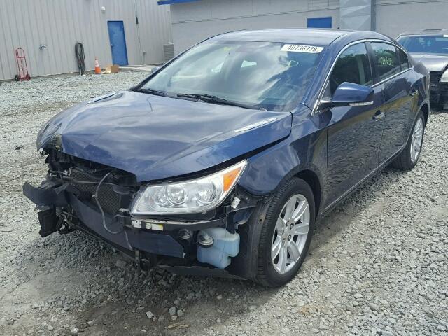 1G4GC5EGXAF120388 - 2010 BUICK LACROSSE C BLUE photo 2